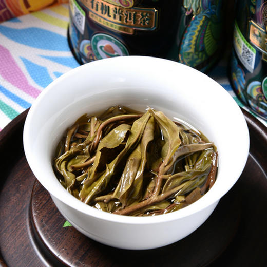 云元谷丨有机普洱茶生茶 生普 手工沱 勐海有机大树茶 2019年原料 150g 罐装 买2罐配手提袋 商品图4