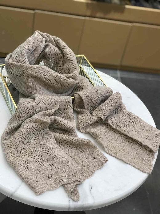 优品堂『心灵手巧』羊毛披肩围巾两用长巾 商品图3