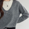 馥迦优雅时髦假两件针织衫HZ022 商品缩略图2