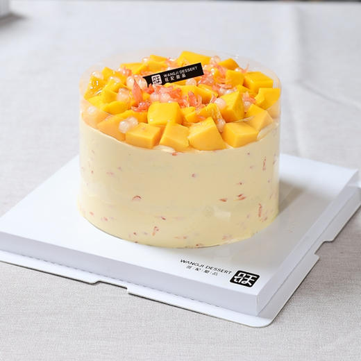 6寸杨枝甘露水果动物奶油蛋糕· 商品图0