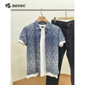 【第2件半价！尾货清仓不退换】波顿男士短袖T恤衬衫MT552