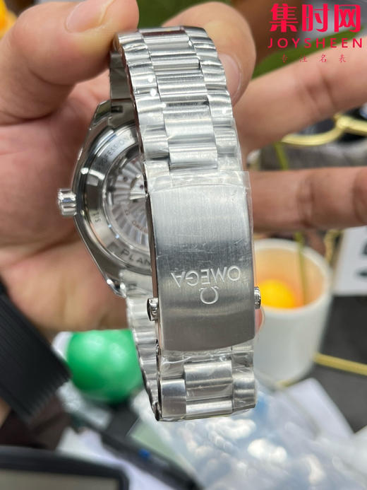 欧米茄VS海马600米系列 VS海洋宇宙 海马GMT两地时 橙黑海马 8605一体机 男士腕表 商品图7