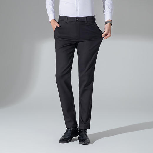 【混纺羊毛】罗蒙秋冬款休闲裤男士舒适百搭保暖上班通勤日常易打理男士长裤子 商品图5