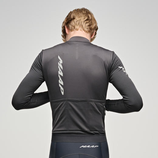 MAAP 男士 Emerge LS Jersey 加绒长袖骑行服 黑色 商品图1