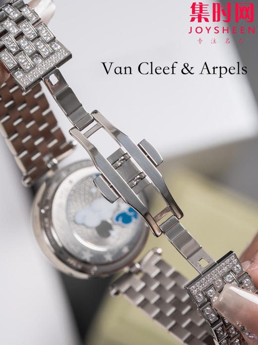 梵克雅宝新款诗意复杂功能系列 Lady Féerie女士石英腕表 象征喜悦与希望的仙子和芭蕾舞者 商品图8