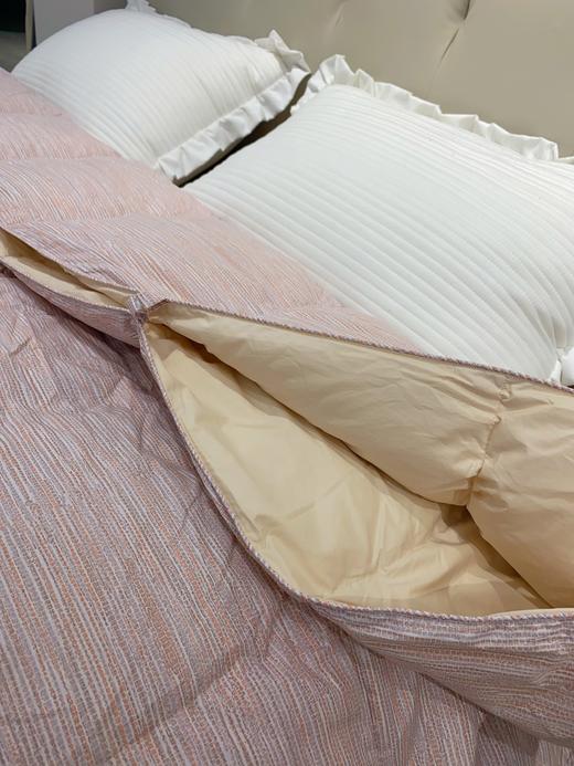 松植屋魅格子母鹅绒被精选95白鹅绒大朵羽绒被 一被四季可用、静音防羽面料→不跑绒无异味 商品图11