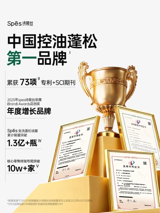 【造型线专供】Spes诗裴丝香水级发胶/定型喷雾男士持久定型蓬松发泥/发蜡/保湿啫喱/弹力素/干胶 商品图4