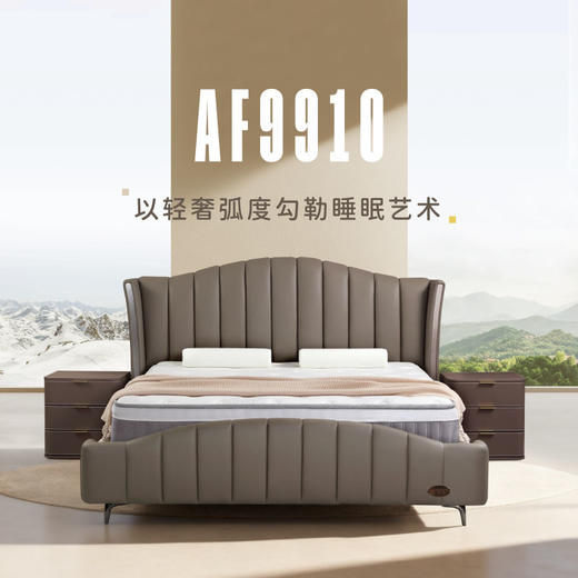 AF9910真皮床架 商品图0
