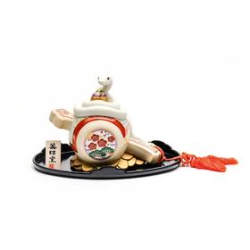 【旬彩】进口药师窑生肖摆件巳