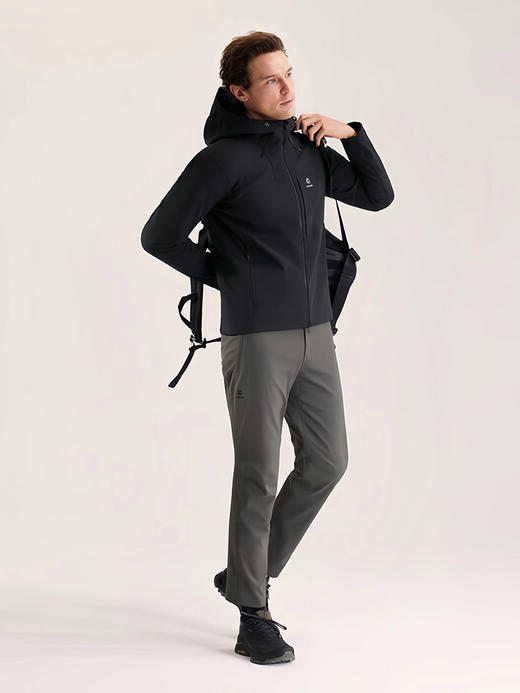 【开放日忙 秒杀价已调 直接拍】凯乐石 雷鸟防风 男女同款 抓绒连帽 软壳外套 冲锋衣 商品图2