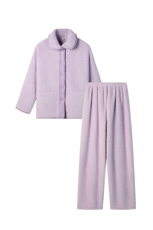 连绵·纽扣珊瑚绒男女款家居服 商品图14