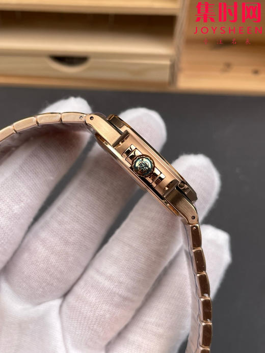 3K百达翡丽运动优雅系列 鹦鹉螺7118 全玫金钻圈玫瑰金盘 女士腕表 324一体机 商品图3