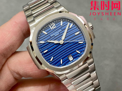 3K百达翡丽运动优雅系列 鹦鹉螺7118 蓝色盘 女士腕表 324一体机 商品图1