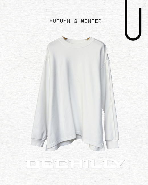 539711141纯色长袖T恤 商品图0