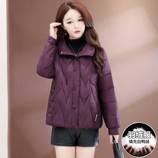 YJ-25XYY03-Y妈妈秋冬季羽绒服时尚外套2025年新款加厚白鸭绒保暖外套 商品图0