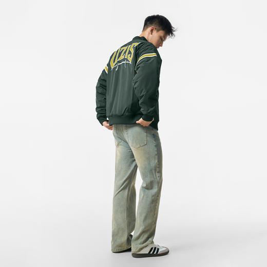 有志者UZIS 训练运动梭织夹棉外套尖峰 商品图4