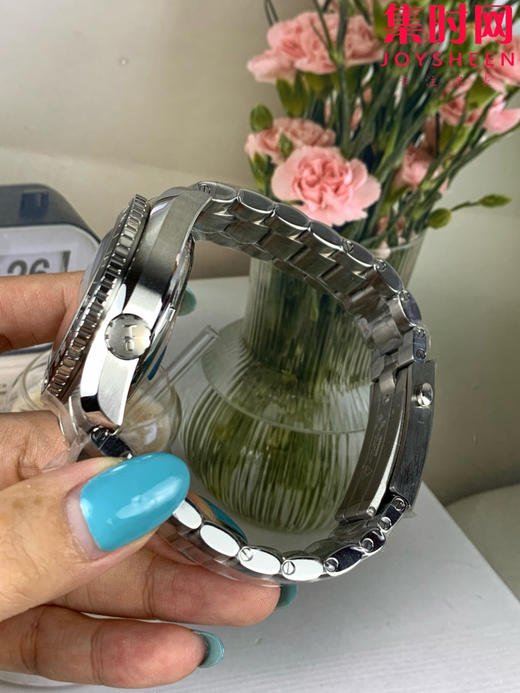 欧米茄VS海马600米系列 VS海洋宇宙 海马GMT两地时 橙黑海马 8605一体机 男士腕表 商品图4