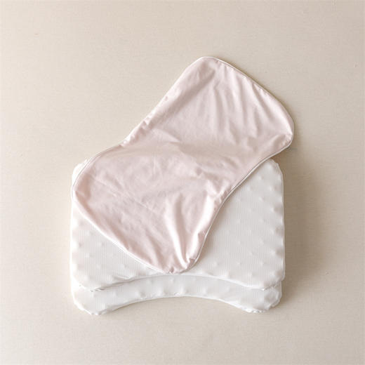 顶柔儿童硅胶枕+枕套ZX3131，食品接触级硅胶标准，隐藏式分区睡姿培养，宝宝越睡越安稳 商品图1