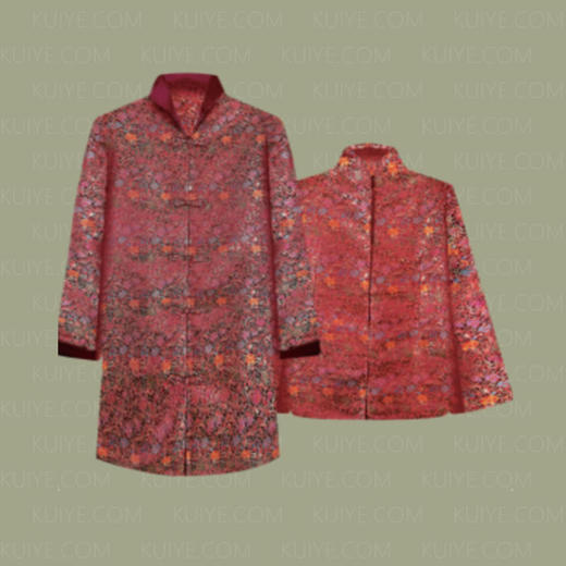 【群興】寿服女士B版真丝棉寿衣群兴公益惠民款寿衣 商品图0