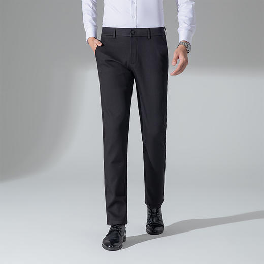 【混纺羊毛】罗蒙秋冬款休闲裤男士舒适百搭保暖上班通勤日常易打理男士长裤子 商品图1