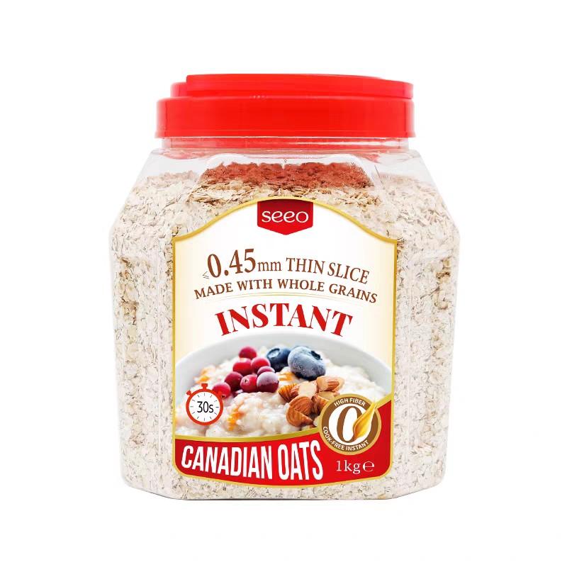 【仅限12.18-1.4门店自提】【一人限购一份】马来西亚SEEO即食高纤燕麦片1kg