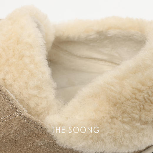THESOONG"毛绒帆布鞋"经典水洗牛反绒羊毛内里百搭帆布鞋WXZ8056 商品图4