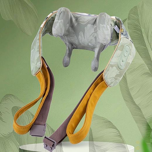 罗莱肩颈按摩仪NM2雨林蕉影斜方肌可拆洗仿人手按摩 商品图0