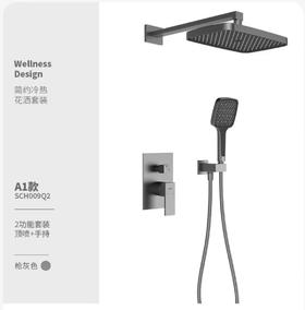 6340全铜暗装两功能花洒A款
