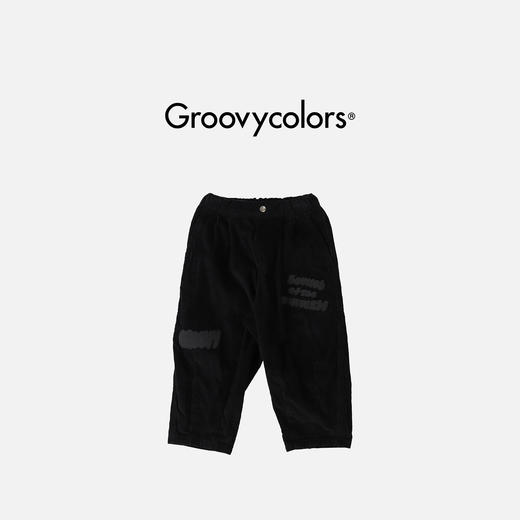 日本GC童装 Groovycolors 灯芯绒涂鸦长裤 商品图0