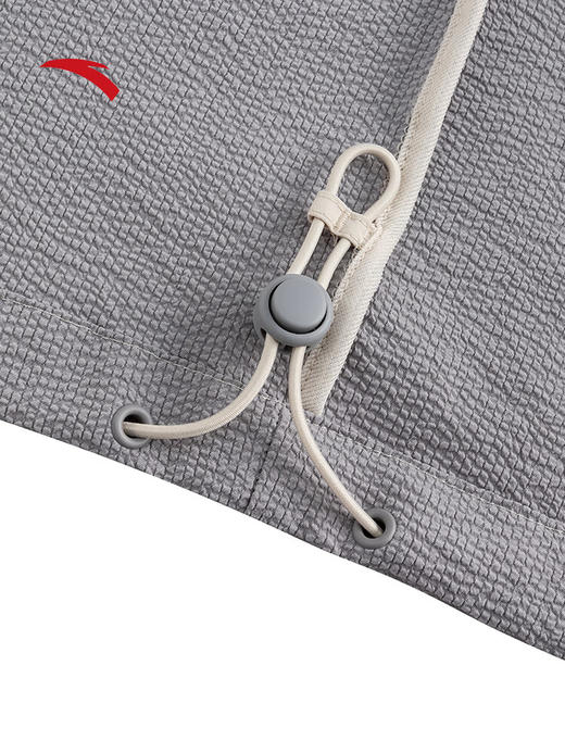 安踏欧文系列 男女同款新款宽松梭织外套休闲潮流运动上衣172531601 泥沙灰/尘末灰-1 商品图5