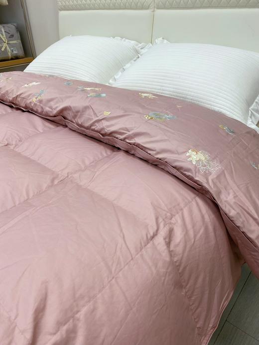 松植屋2025冬季新款鸿运羽绒被臻选95大朵白鹅绒被轻盈保暖-被头可拆洗 商品图1