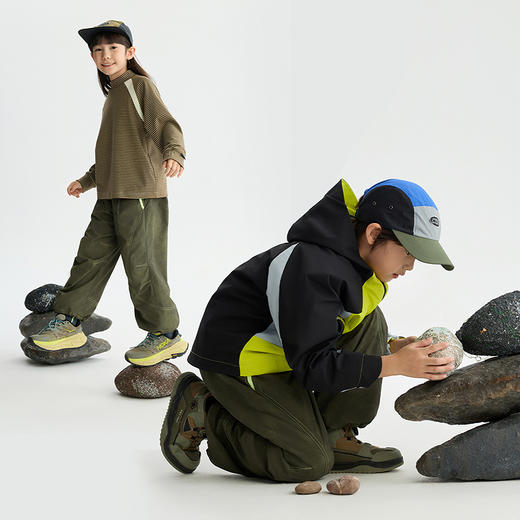 漫画家【晕染伞兵裤】儿童裤子25冬加厚保暖耐磨吸湿发热伞兵裤 商品图1