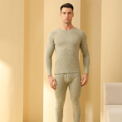 2025-2026秋冬人气款【新款保暖内衣套装】男女秋衣秋裤 羊毛蚕丝内搭保䁔衣 商品图8