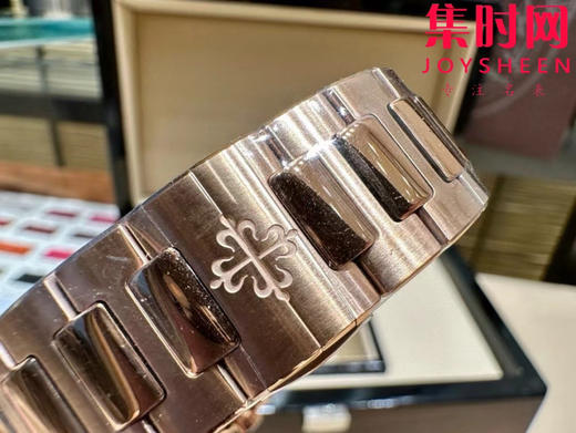 3K百达翡丽运动优雅系列 鹦鹉螺7118 渐变橙红宝石 女士腕表 324一体机 商品图8