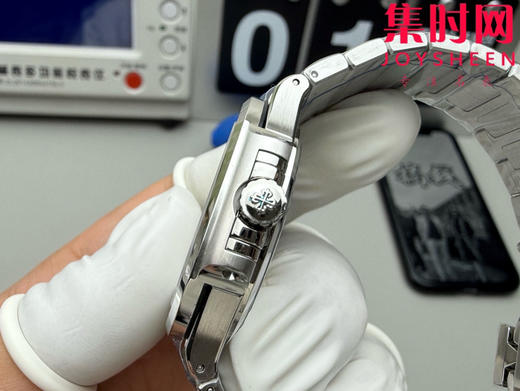 3K百达翡丽运动优雅系列 鹦鹉螺7118 白盘钻圈 女士腕表 324一体机 商品图5