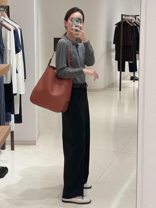 【高品质私服】【IC棉斜纹针织裤子】面料厚实立体，富有肌理感，松弛有度，率性利落 G1226-CC【无标出货 介意慎拍】 商品图0