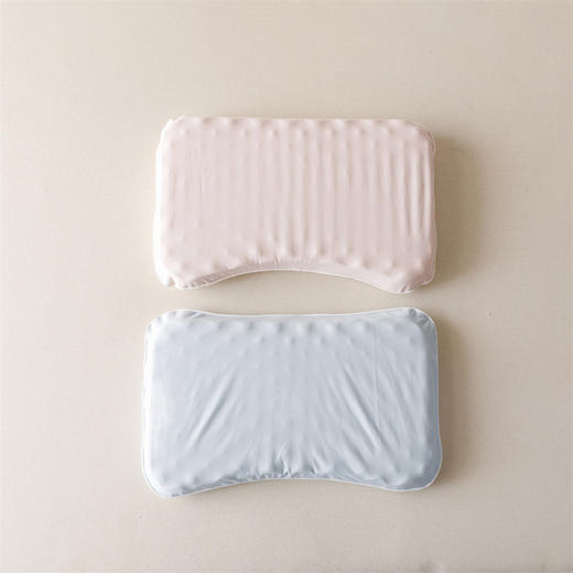 顶柔儿童硅胶枕+枕套ZX3131，食品接触级硅胶标准，隐藏式分区睡姿培养，宝宝越睡越安稳 商品图0