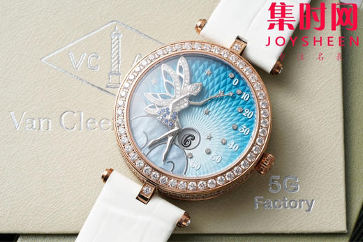 【侧面满钻】梵克雅宝新款诗意复杂功能系列 Lady Féerie女士石英腕表 象征喜悦与希望的仙子和芭蕾舞者 商品图3