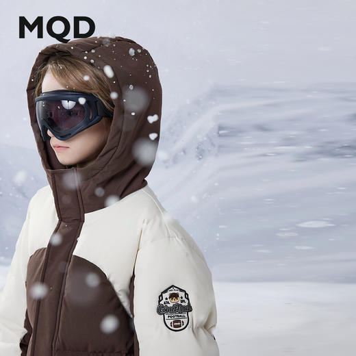 【MQD】童装儿童羽绒服冬季新品男女童学院5抗菌保暖连帽外 商品图2