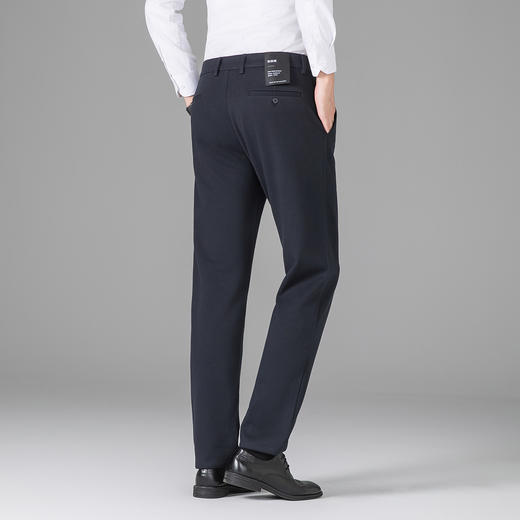 【抗皱免烫】罗蒙秋冬休闲毛呢裤男士不易褪色立体剪裁舒适百搭通勤长裤子男 商品图6