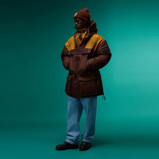 Napapijri 中性徽标贴片 Skidoo Common 防寒连帽夹克 棕色 NP0A4I57WT1 商品图5