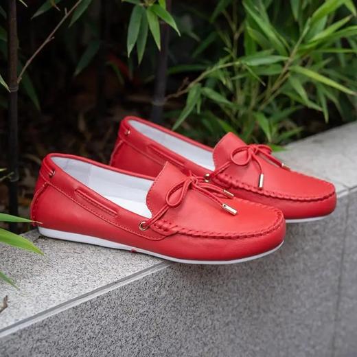 软头层牛皮休闲乐福鞋  A-5900 商品图4