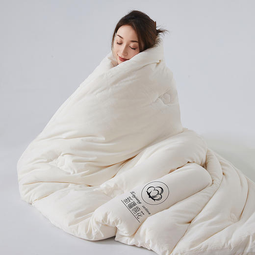 【品牌直发】 A类水洗棉新疆棉花被 春秋被/冬被/加厚冬被 1.5m/2.0m/2.2m可选被芯 商品图1