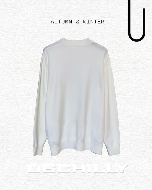 E533943223A纯色针织衫 商品图1