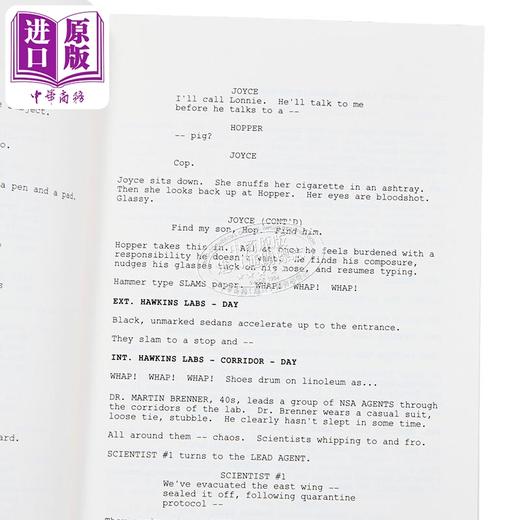 【中商原版】怪奇物语剧本书第1季 英文原版 Stranger Things Scripts 怪奇物语周边 可搭怪奇物语立体书怪奇物语设定集 怪奇物语官方周边 商品图3