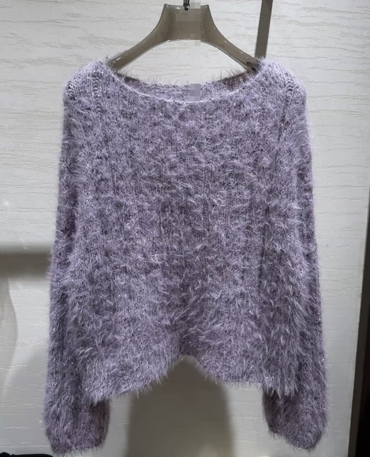 【门店同款】ENJOY冬季“暖冬软糖”圆领花纱针织上衣 167594824