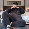 【GZ】无忧购男士三层夹棉加厚加绒家居服睡衣套装（截单后7天发货) 商品缩略图3