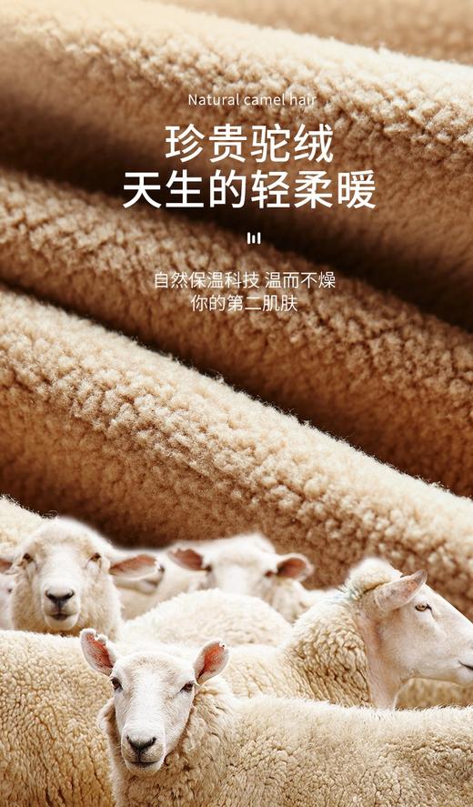 【YW】无忧购巨厚羊驼绒保暖打底套装男女防寒纤维暖绒里层TR-009（截单后7天发货) 商品图2