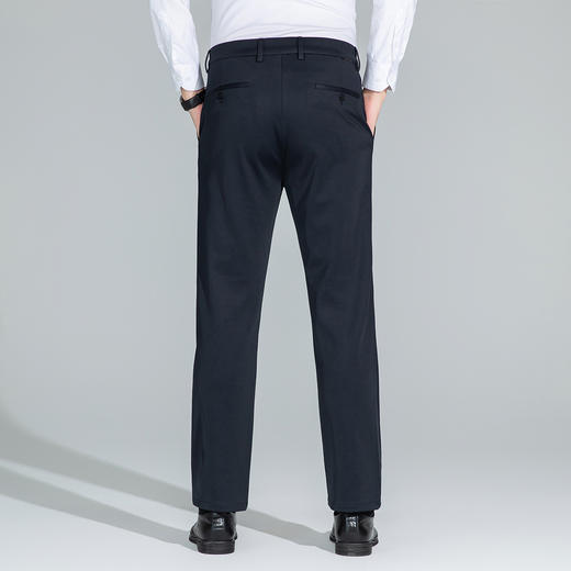 【绵羊毛混纺】罗蒙秋冬款休闲裤男士细腻亲肤抗皱裤子通勤休闲提臀收腹长裤子 商品图4