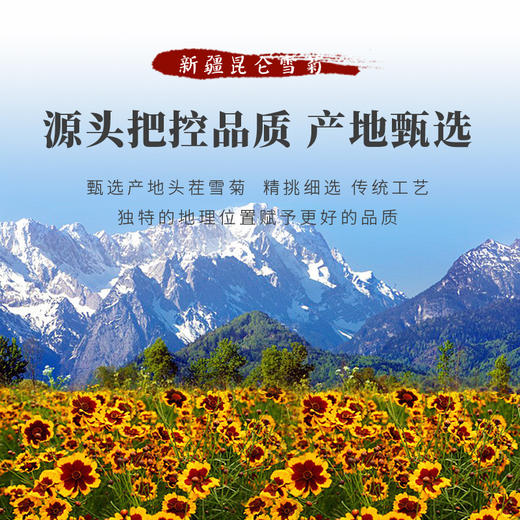【买二送一❗️到手三罐装🔥昆仑雪菊】颗颗人工精选，菊香酸郁，看得见的鲜活，原色原味，美味健康无负担下午茶常备泡茶水品L 商品图1
